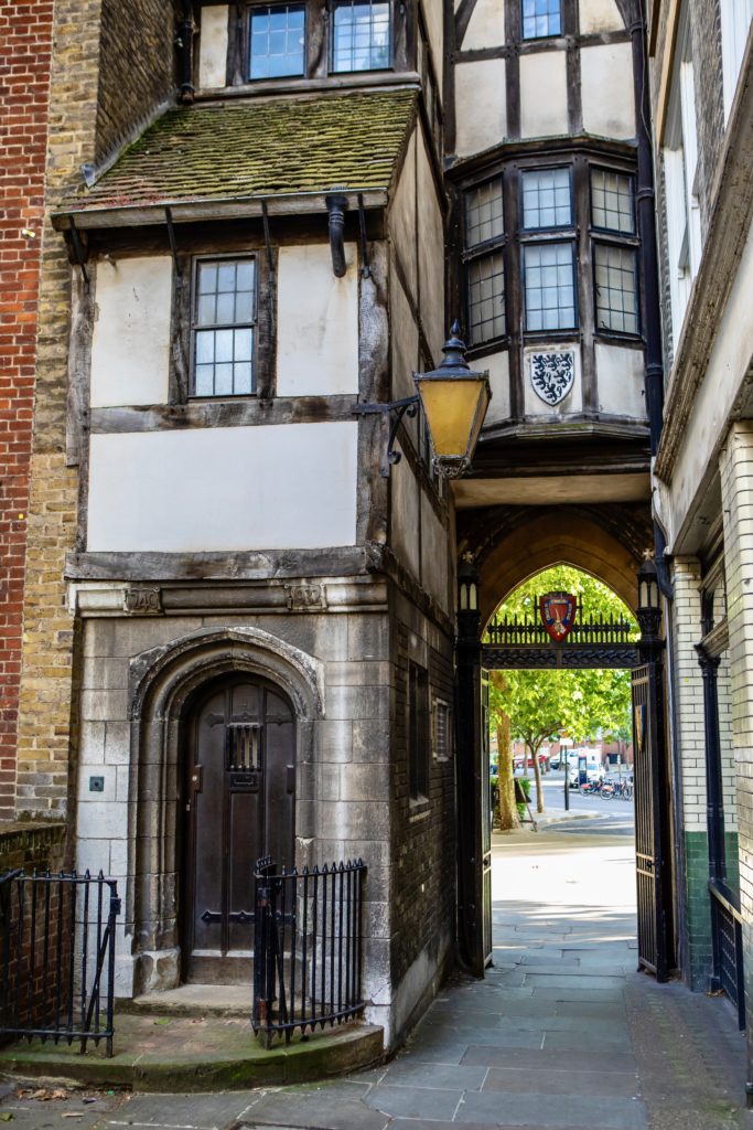 St. Bartholomew Gatehouse, the entrance to St. Bartholomew the Great Church 