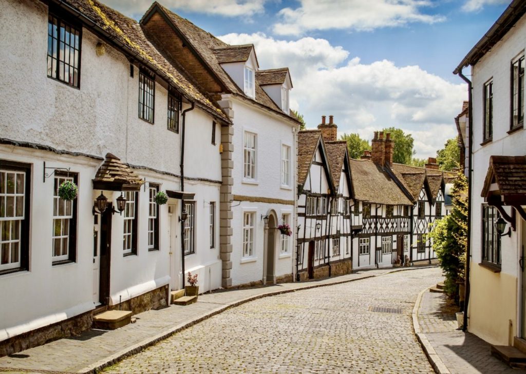 beautiful street in Stratford