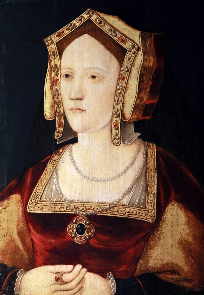 Portrait of Catherine of Aragon, Henry's first wife, in the Long Chamber