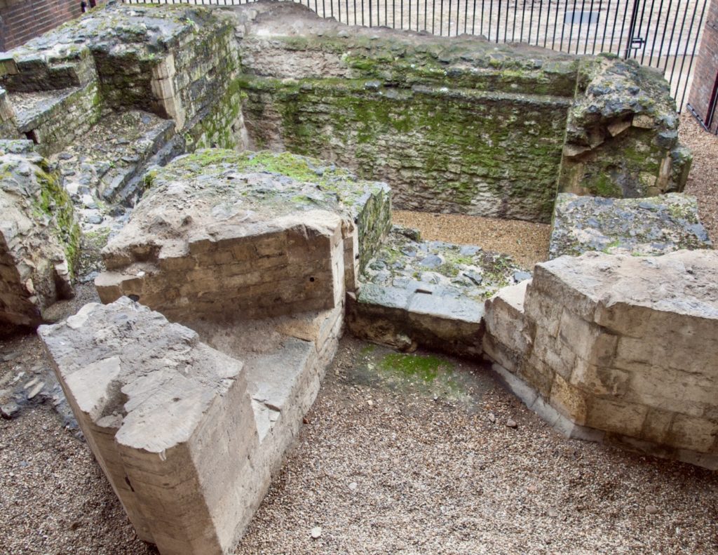 ruins of the London Wall