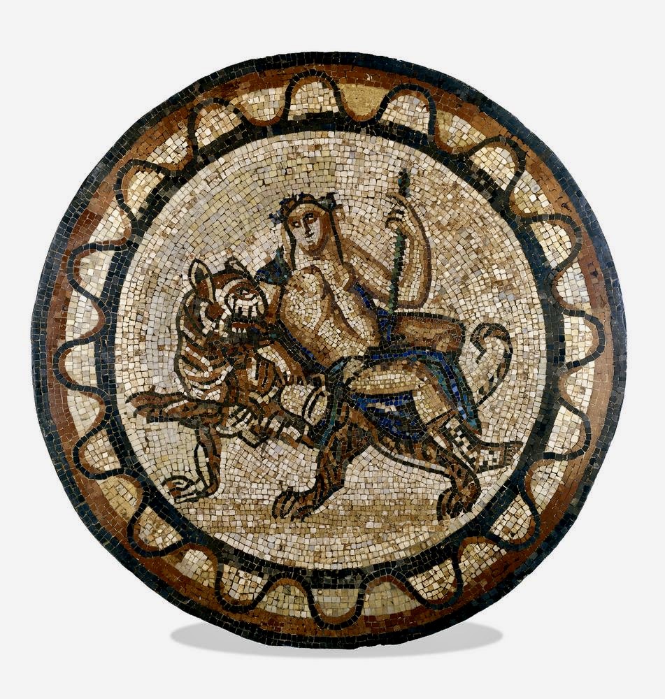 Romam mosaic of Bacchus