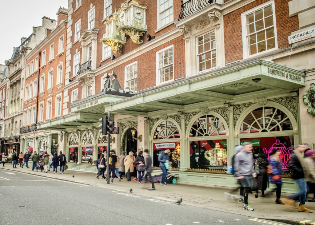 Fortnum & Mason, a great place to have afternoon tea