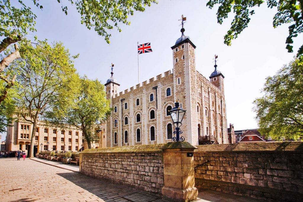 the White Tower, the central keep of the Tower of London