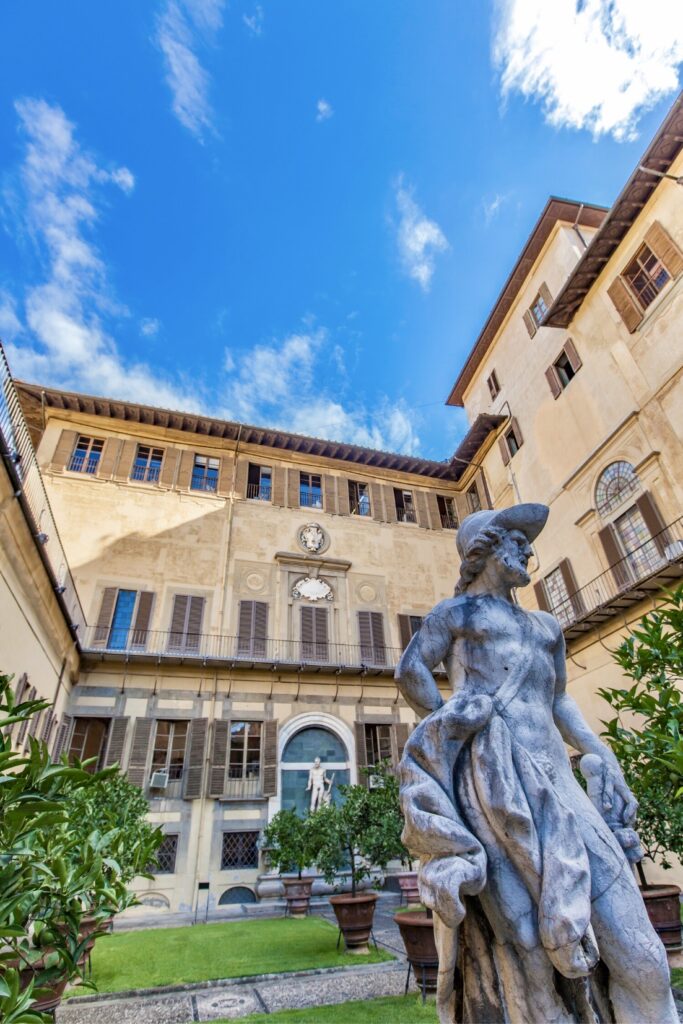 courtyard of the Medici-Riccardi Palace