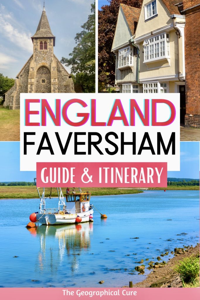 Pinterest pin for things to do in Faversham in one day