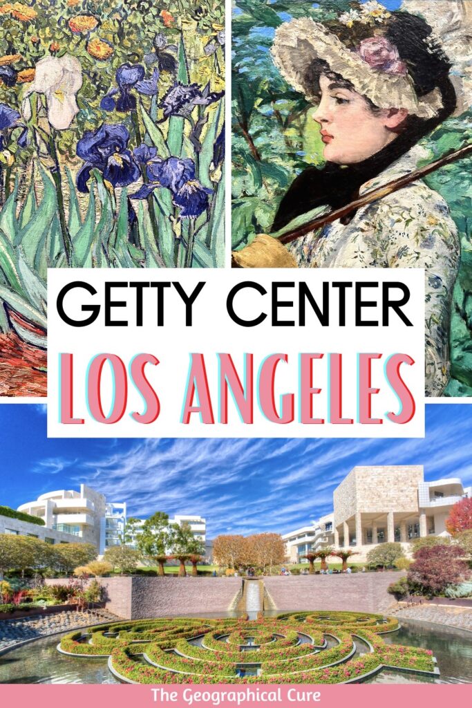 Pinterest pin for guide to the Getty Center