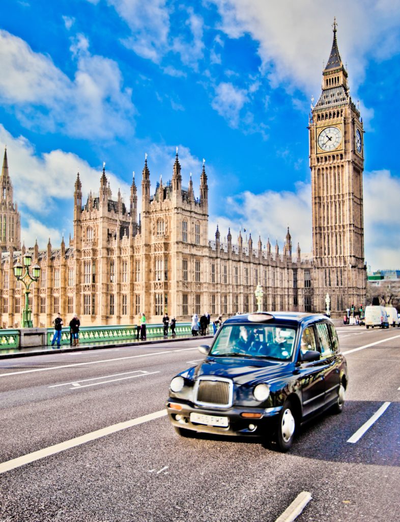 Big Ben and the Houses of Parliament from Westminster Bridge