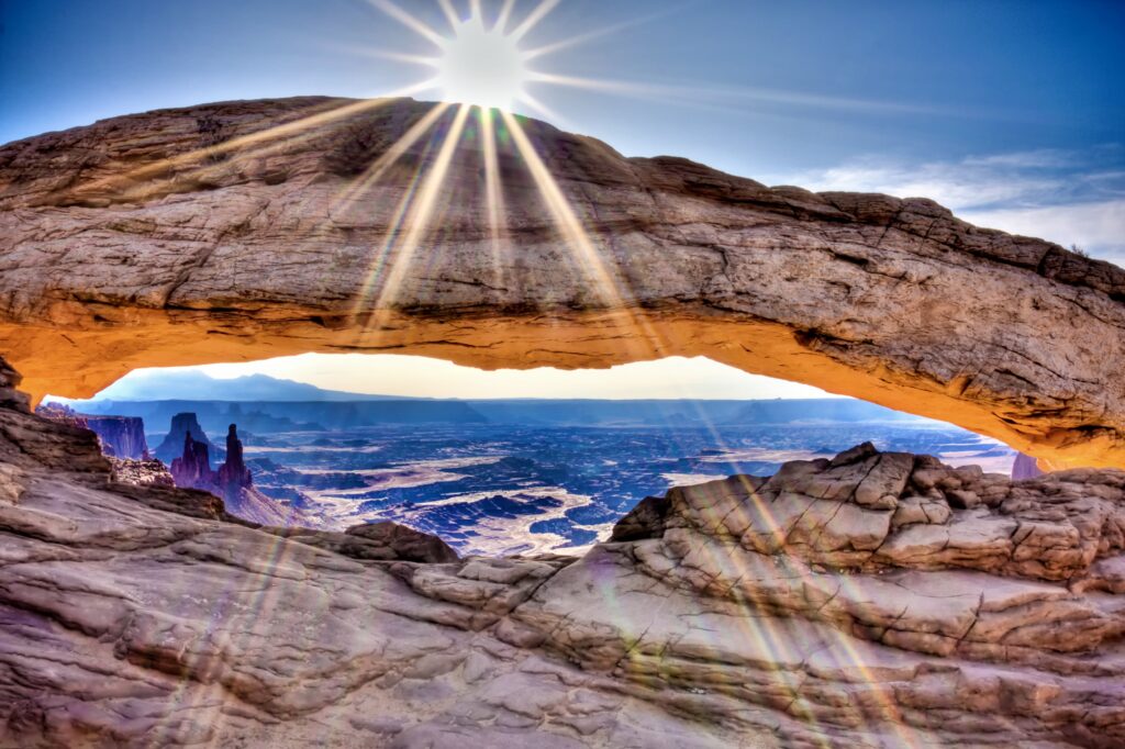 Mesa Arch at Canyonlands at sunrise