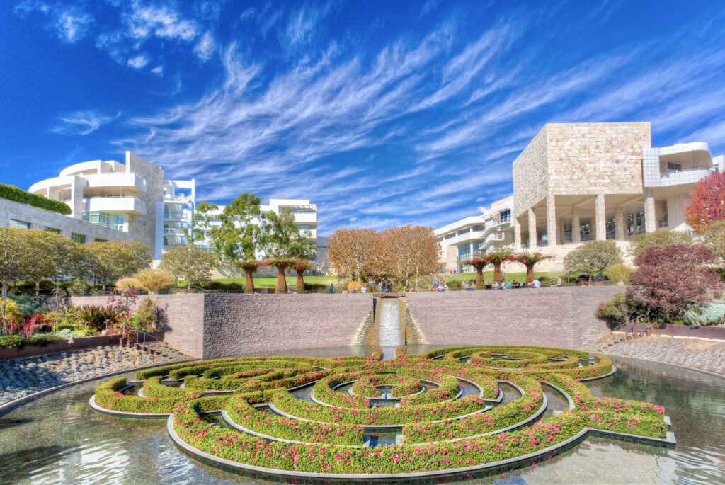 garden at the Getty Center