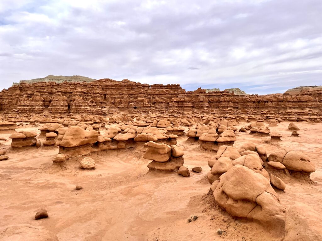 rock formations in Goblin Valley Park