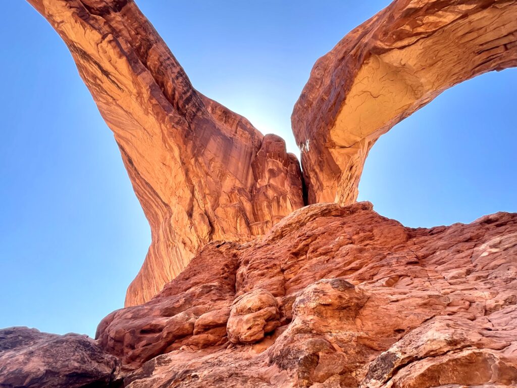 rock formations in Arches National Park