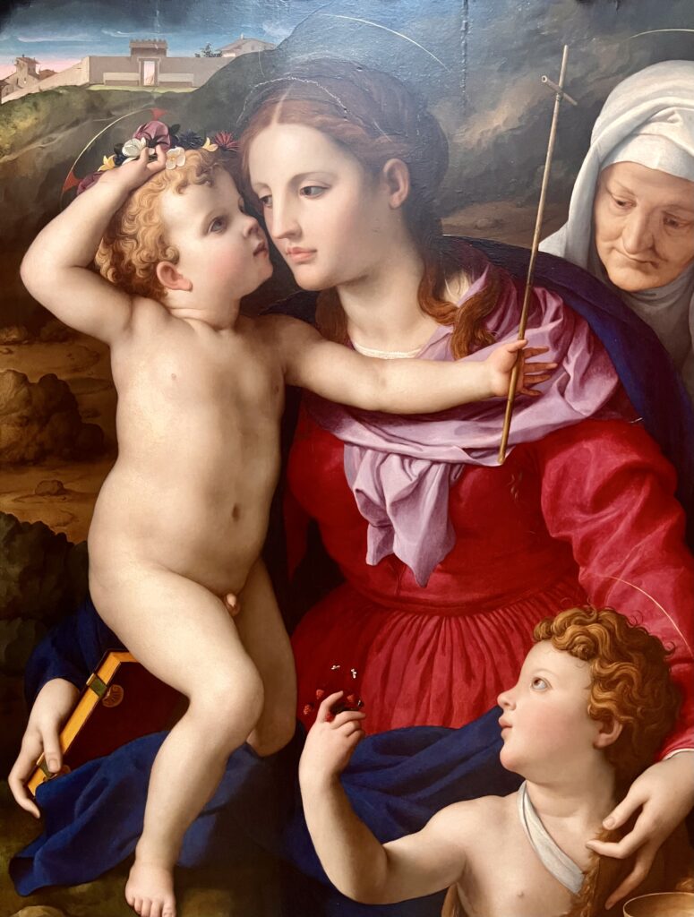 Bronzino, Virgin and Child with Saint Elizabeth and Saint John the Baptist, 1540-45