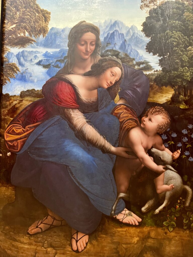 Workshop of Leonardo, Madonna and Child with Saint Anne, 1508-13