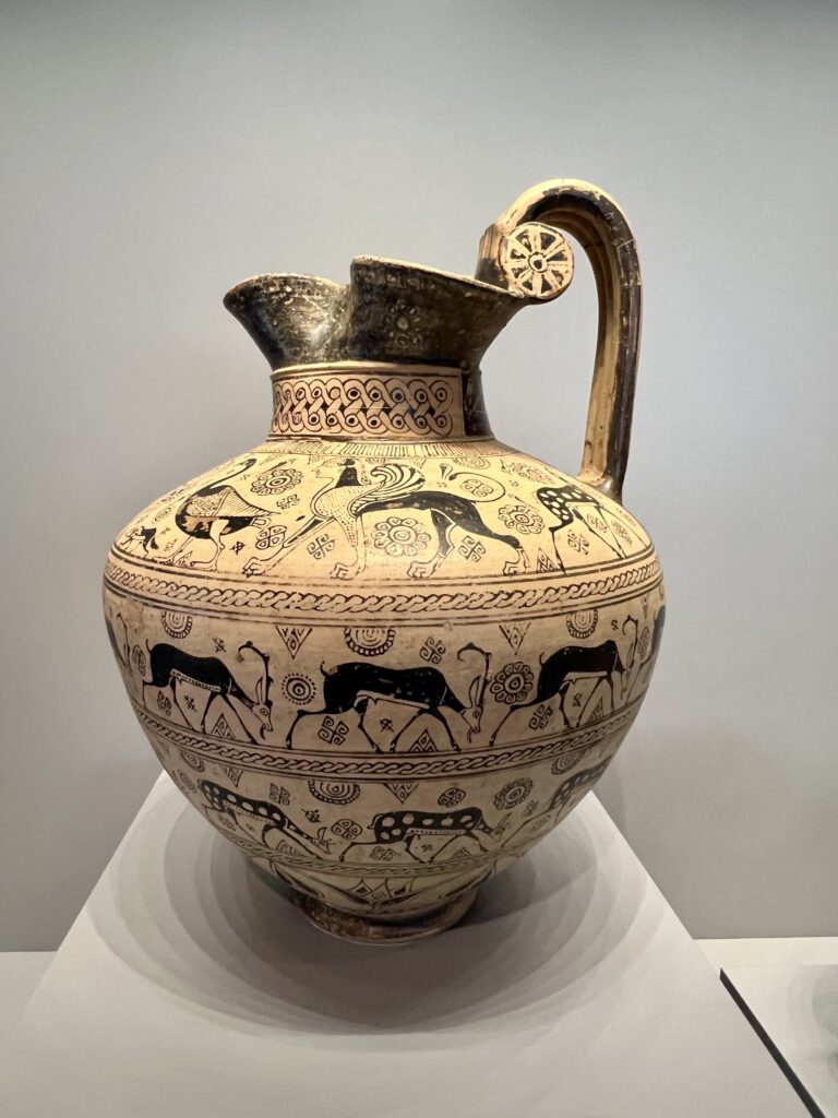 Greek, Pitcher with Animals, 625 B.C.