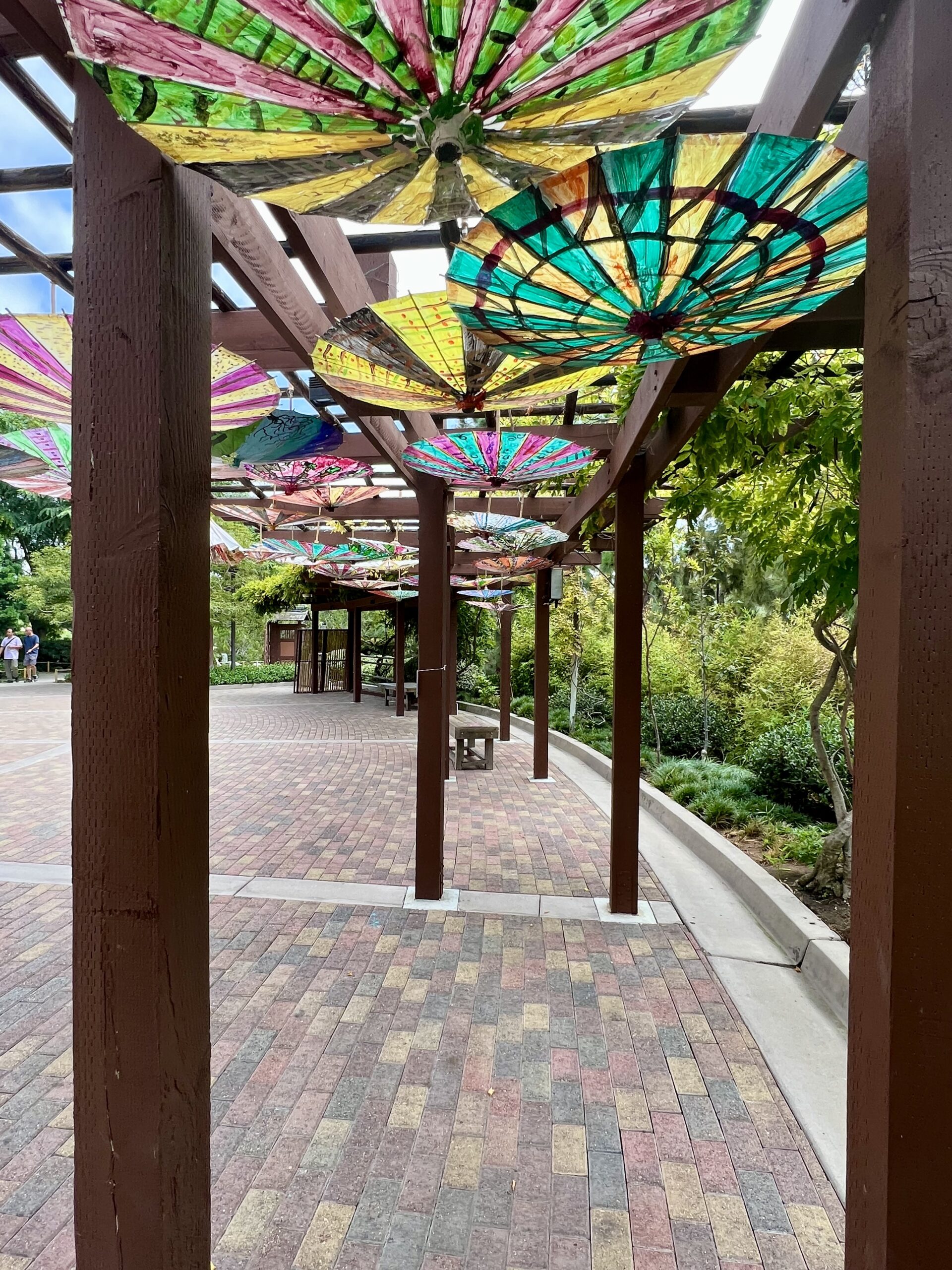 umbrellas in the Japanese Garden