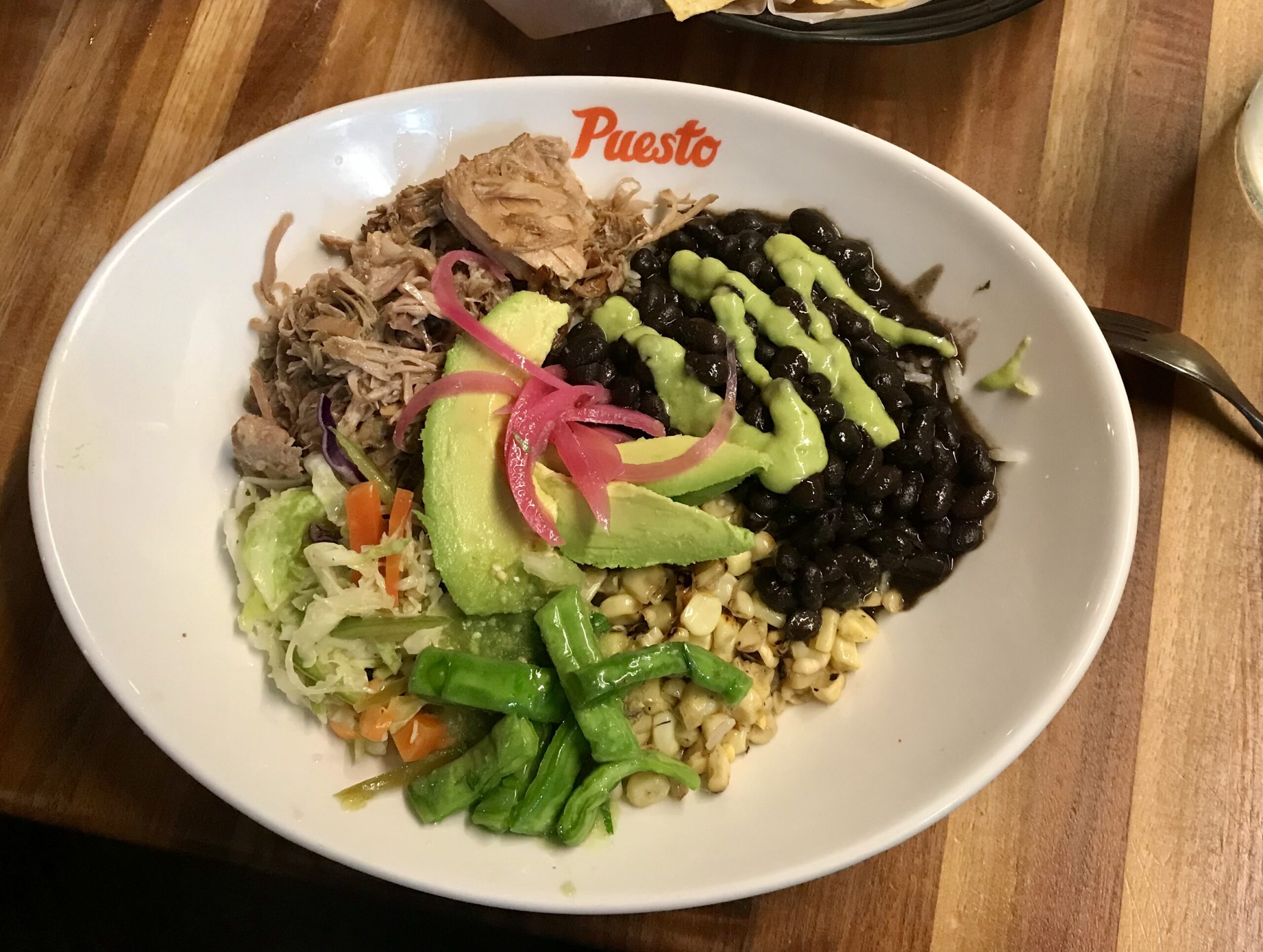 carnitas plate at Puesto