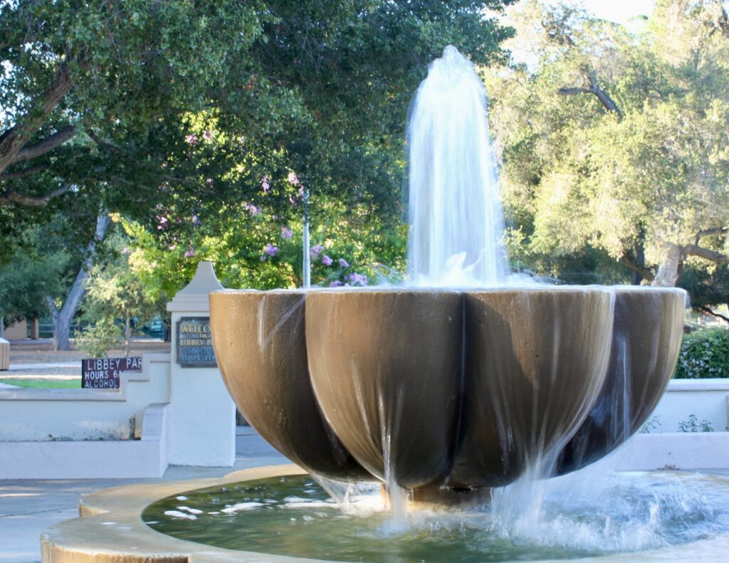 Ojai Fountain in Libbey Park