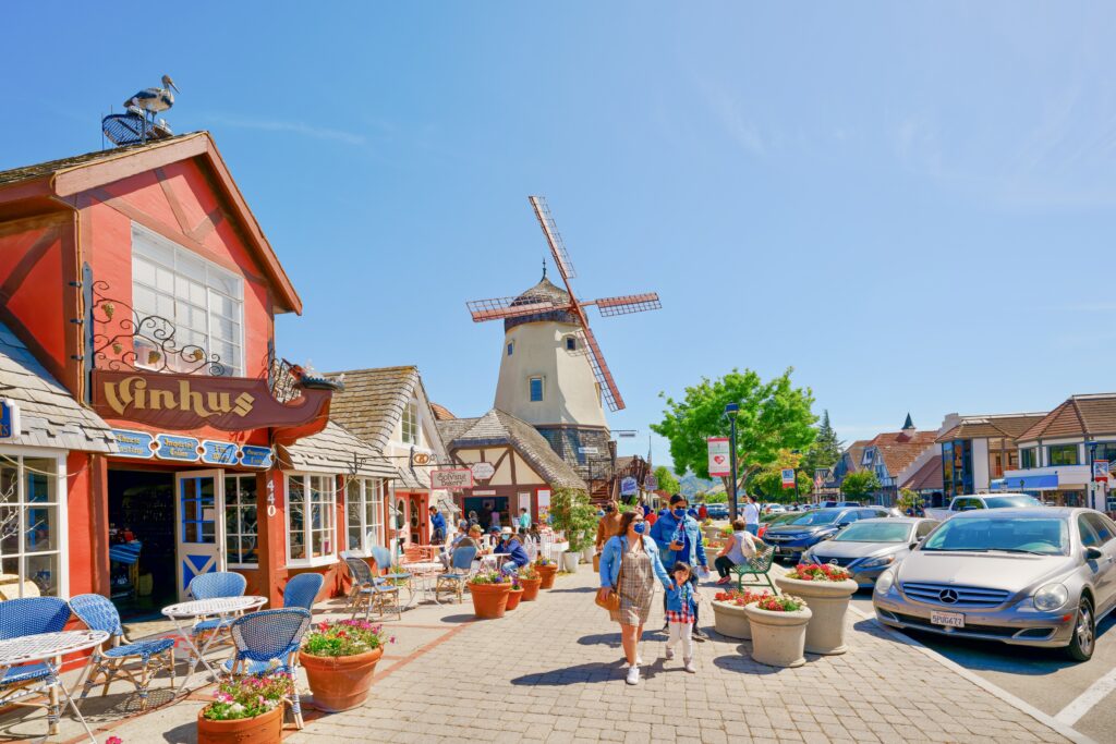 Main Street in Solvang California