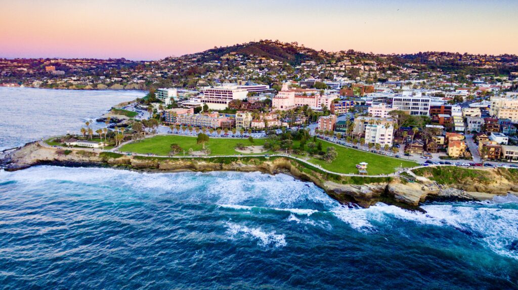 aerial view of La Jolla