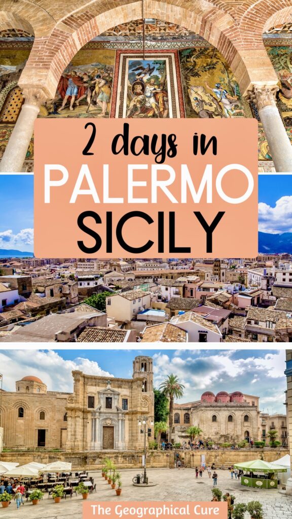 Pinterest pin for 2 days in Palermo itinerary