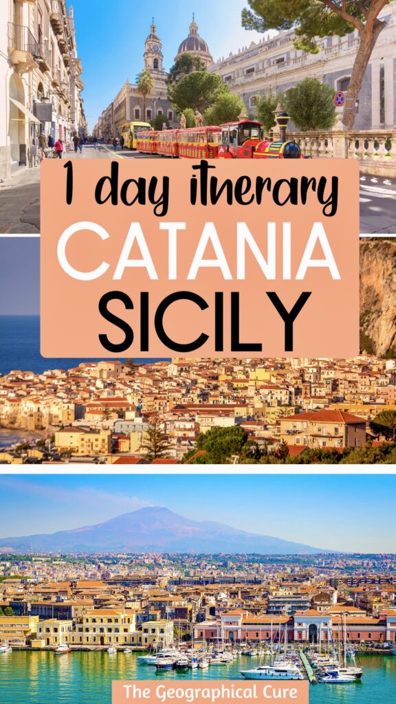 Pinterest pin for one day in Catania itinerary