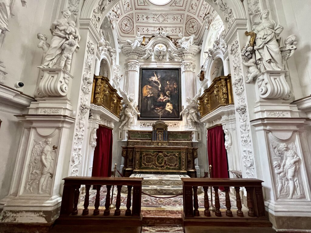 Serpotta sculptures in the Oratorio of San Lorenzo