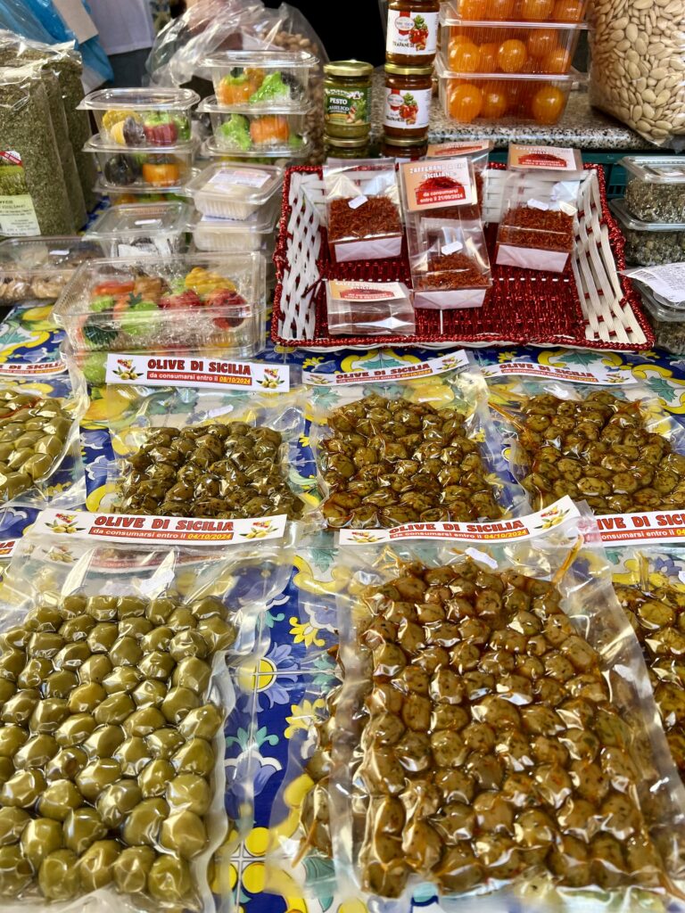 olives in Capo Market