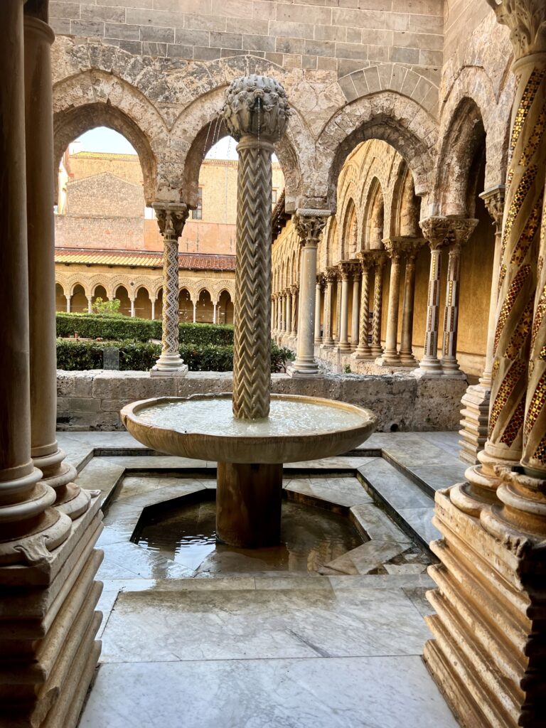 Arab style Fountain o Life in the cloisters