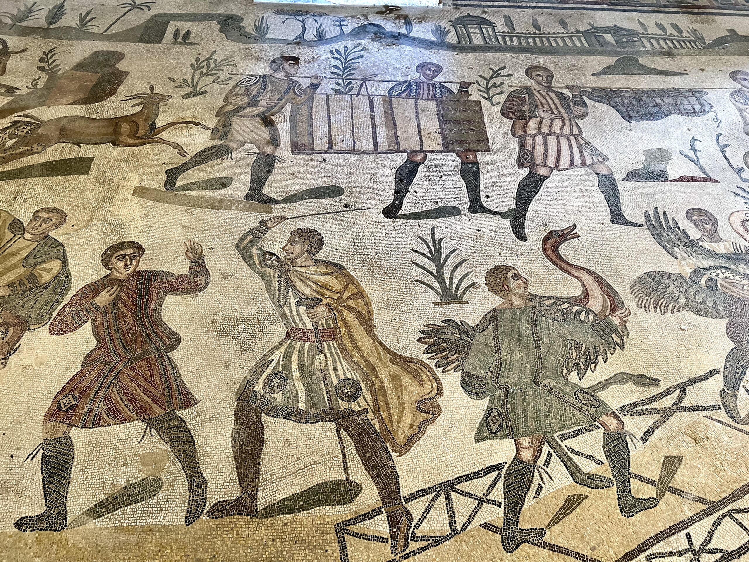 mosaics in the Ambulatory of the Great Hunt