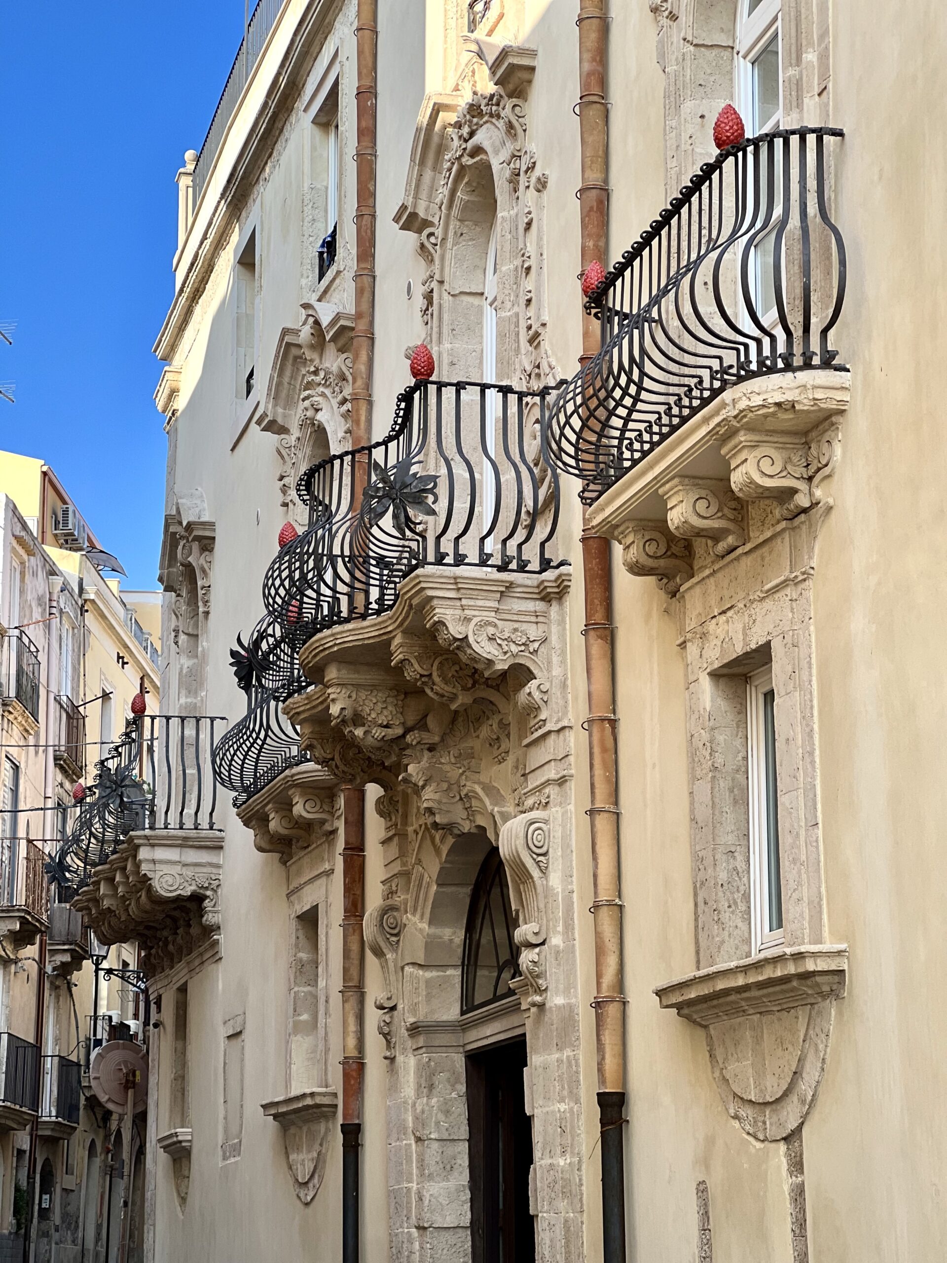 Baroque balconies in Graziella