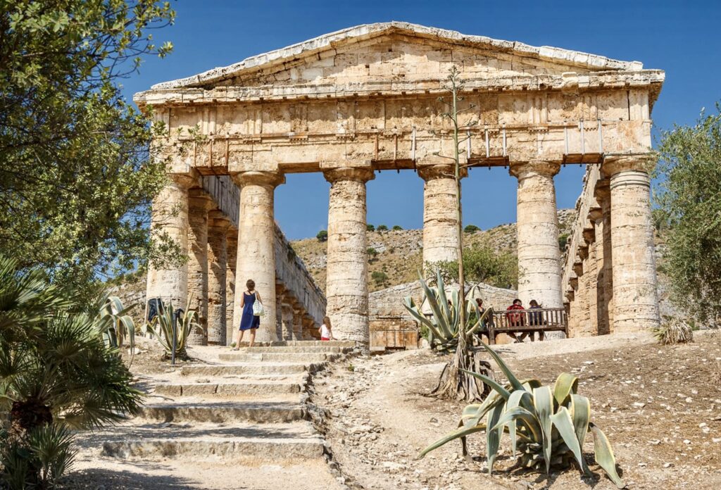 ruins of the Temple in Segesta Sicily