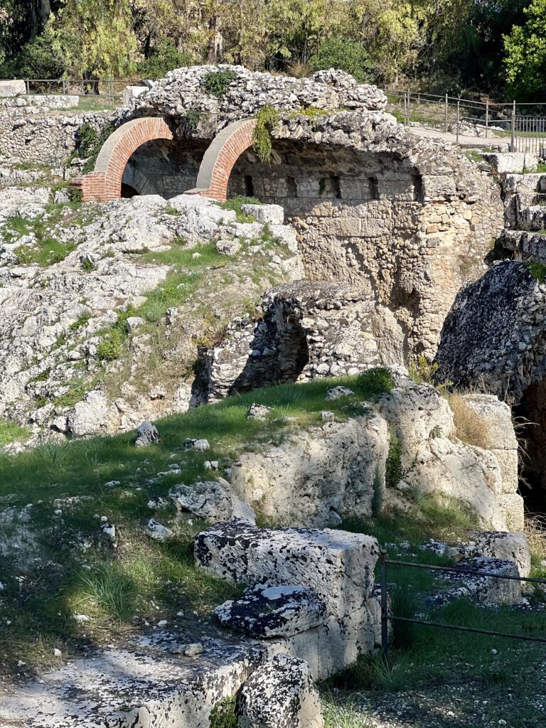 ruins of the Roman amphitheater