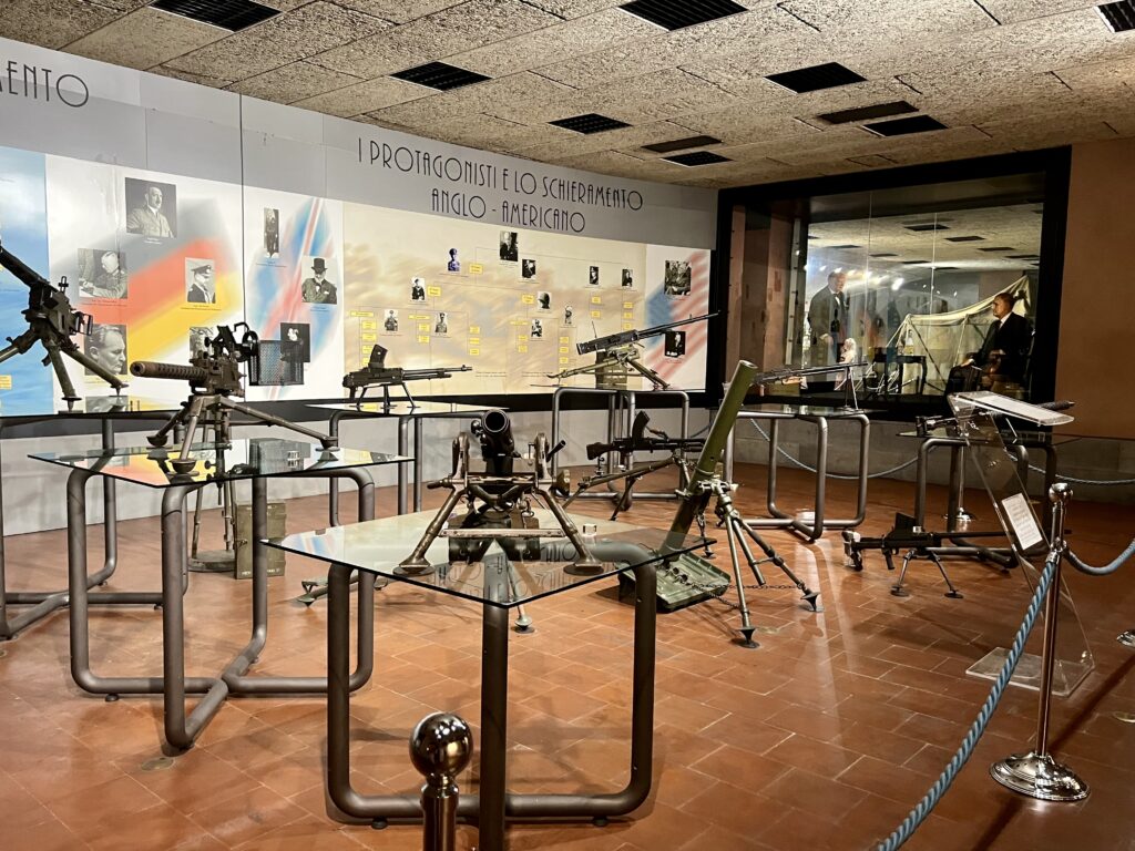 display room in the Museum of Allied Landings
