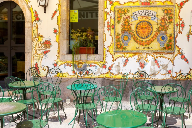 Bam Bar, a top place e for granita in Taormina