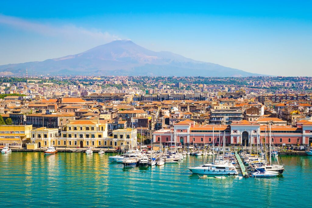 harbor in Catania
