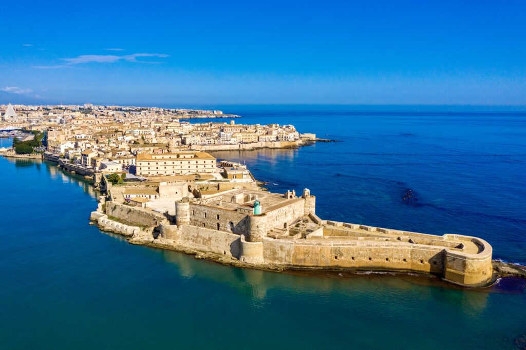 the island of Ortigia, Syracuse's old town