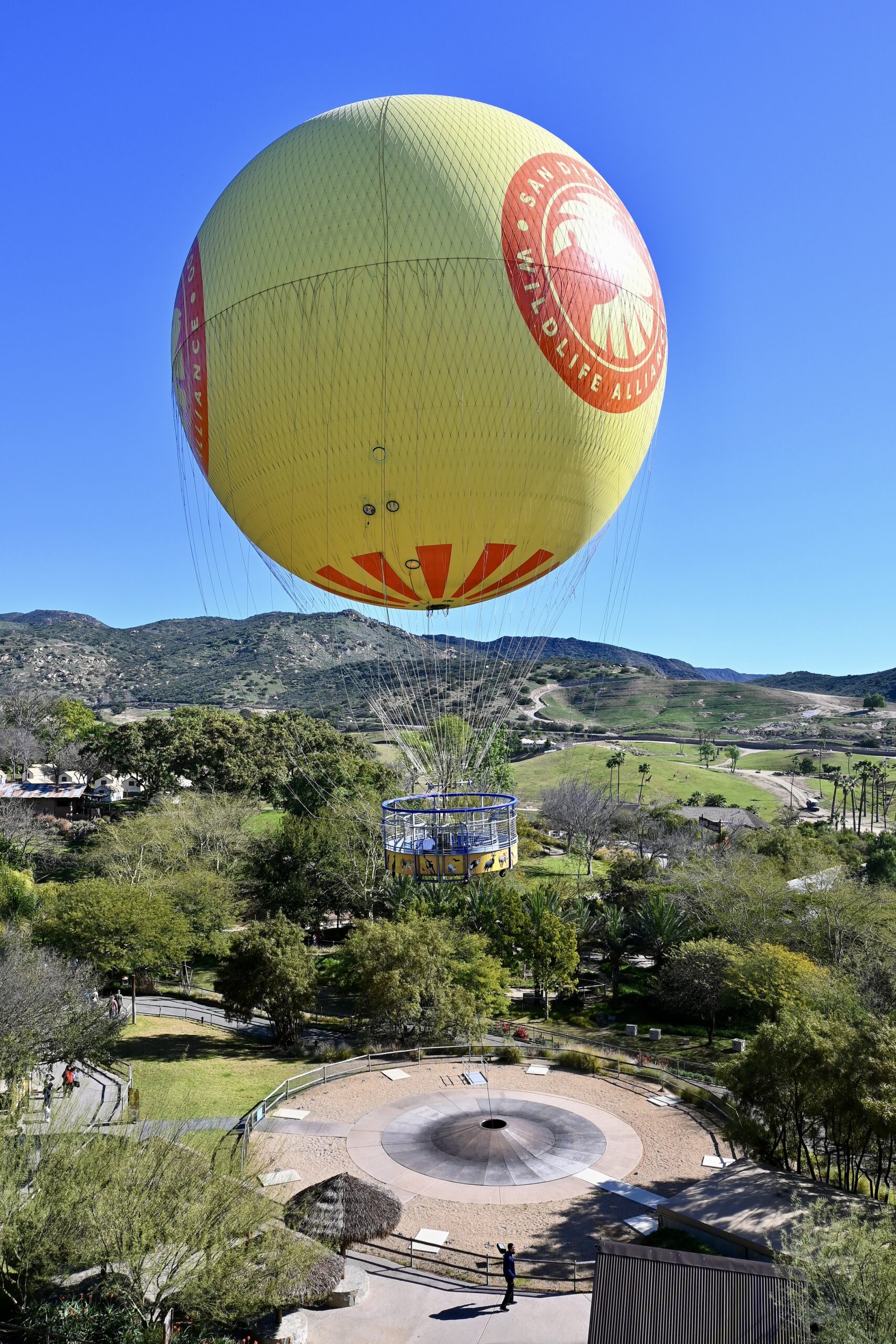 Balloon Safari rideat the San Diego Zoo Safari Park