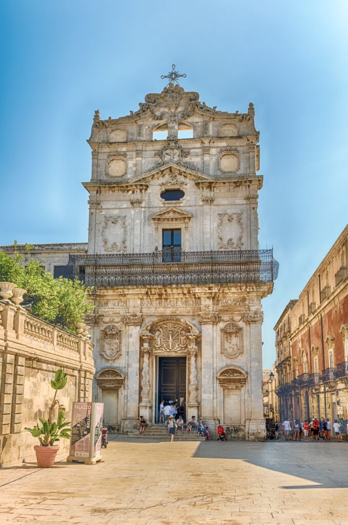 Church of Santa Lucia alla Badia on Piazza Duomo