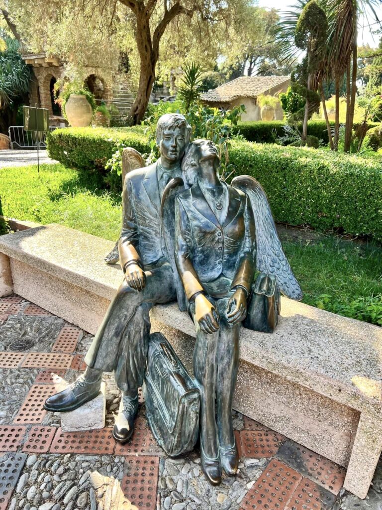 Angel Sculpture in the Public Gardens