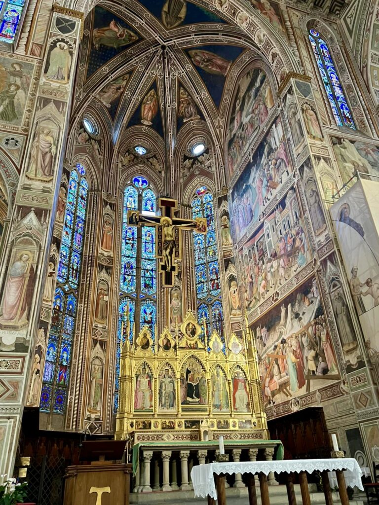 interior of Sant Croce Basilica, a must visit attraction with 2 weeks in Italy