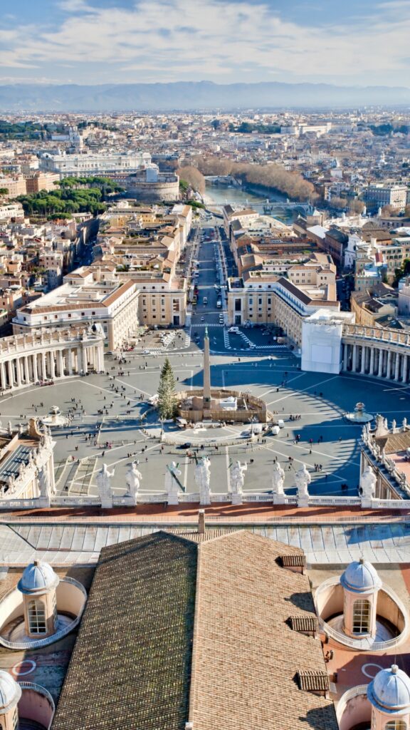 iew of St. Peter's Square from the dome