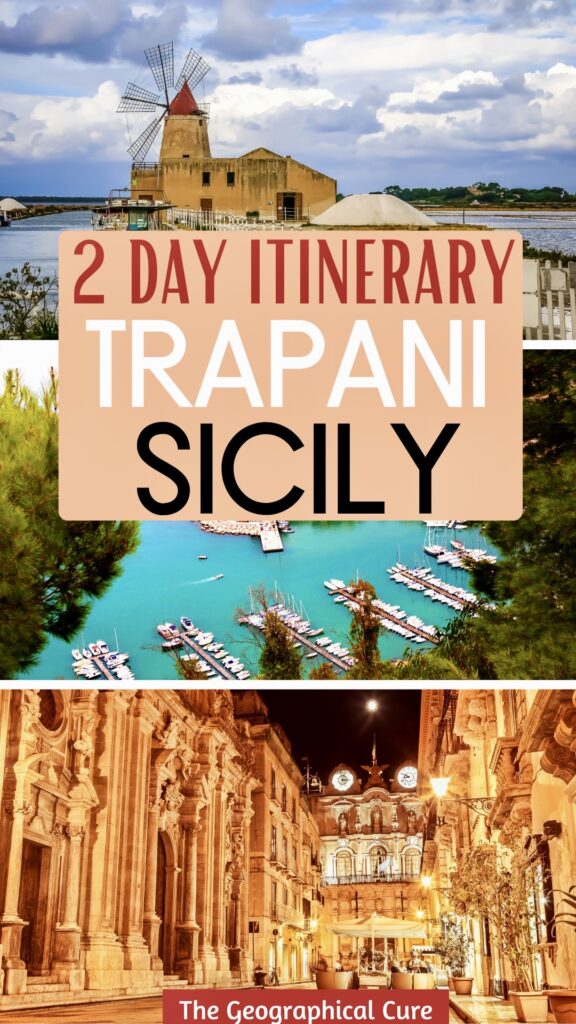 Pinterest pin for 2 Days in Trapani Sicily Itinerary