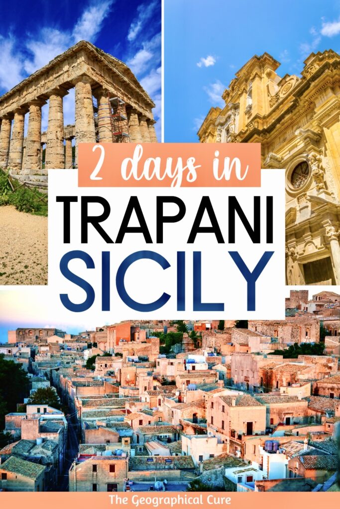 Pinterest pin for 2 Days in Trapani Sicily Itinerary