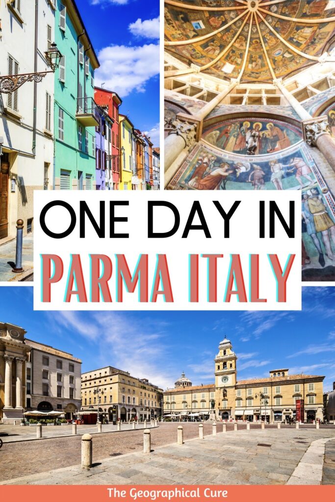Pinterest pin for one day in Parma itinerary