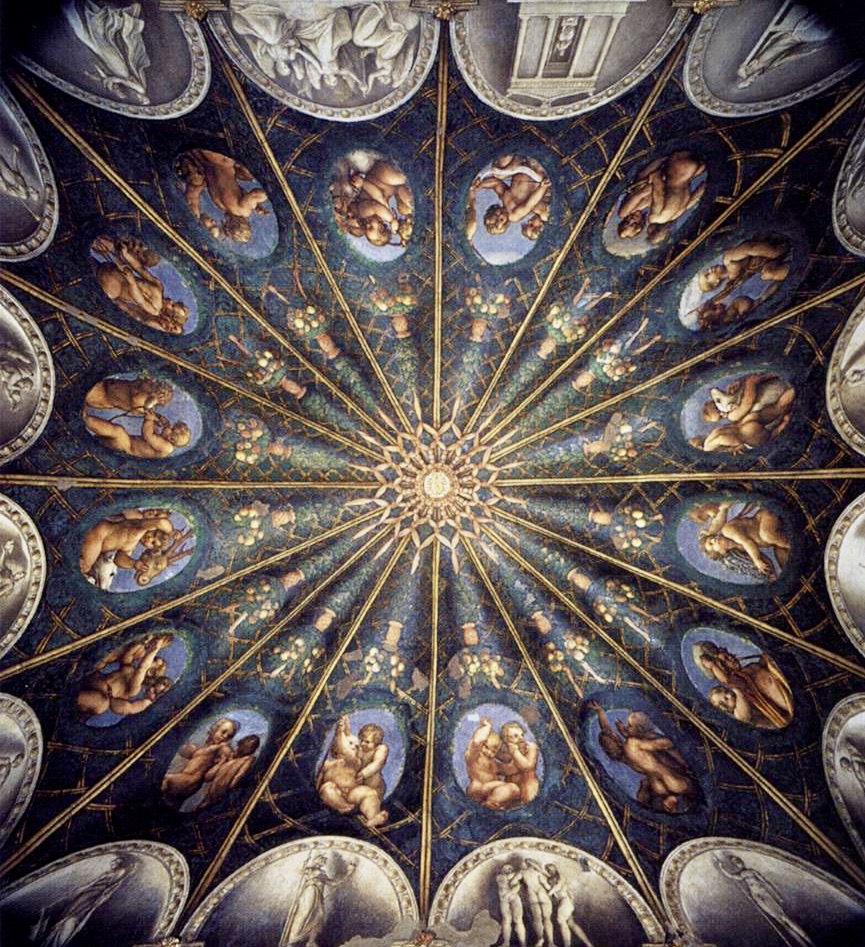 ceiling frescos o in the Camera di Sn Paolo