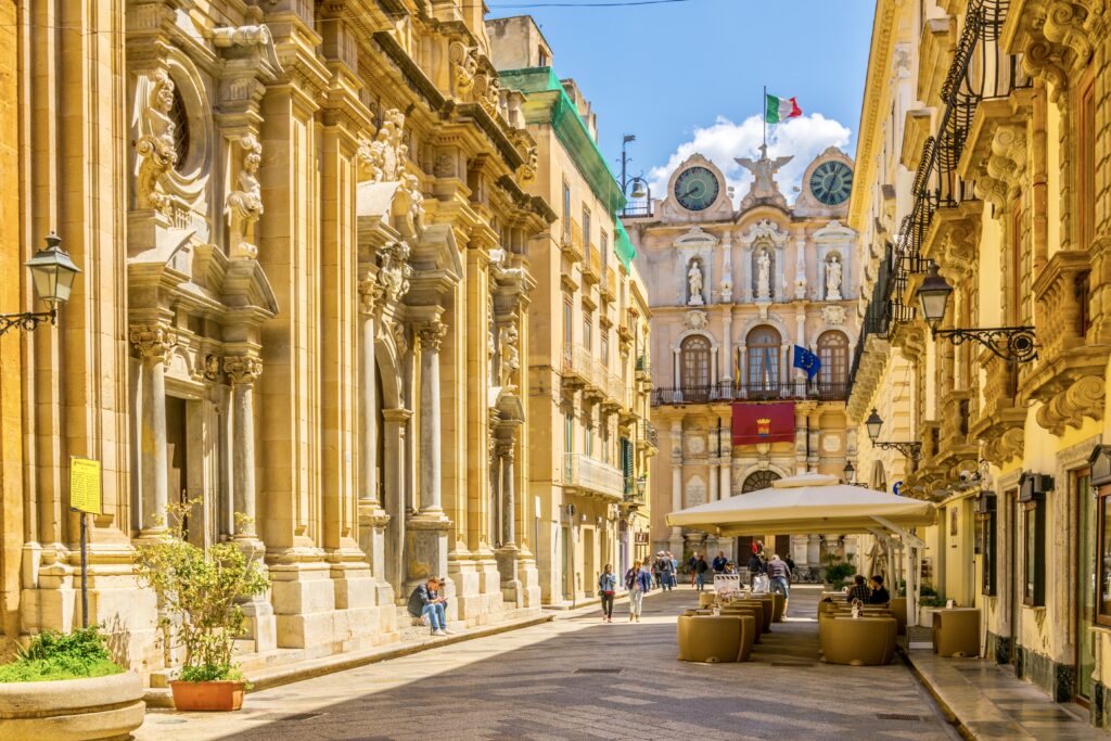 the Corso Vittorio Emanuele in Trapani