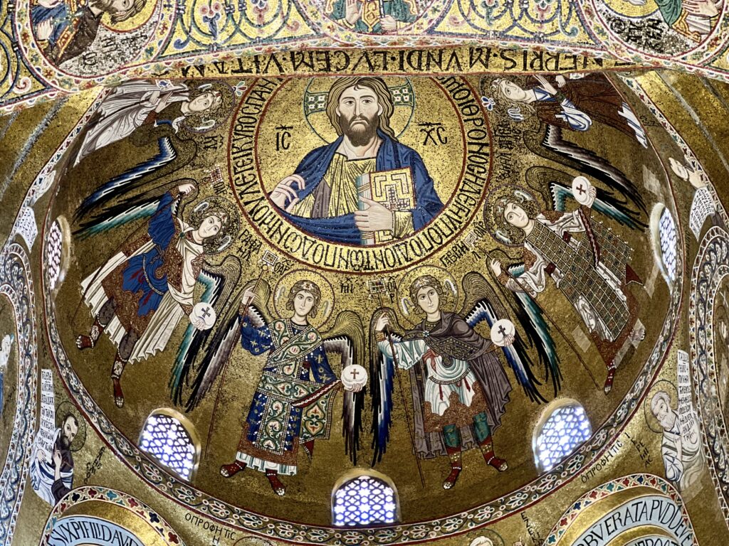 mosaics in the Palatine Chapel, the top attraction in Palermo