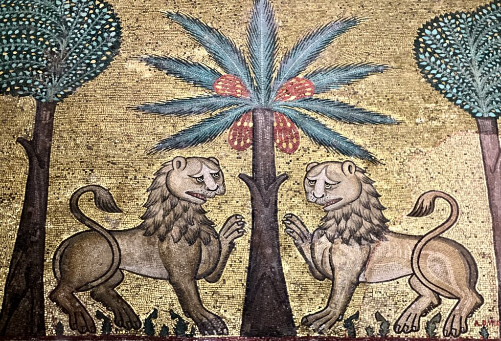 lions, the symbol of King Roger II