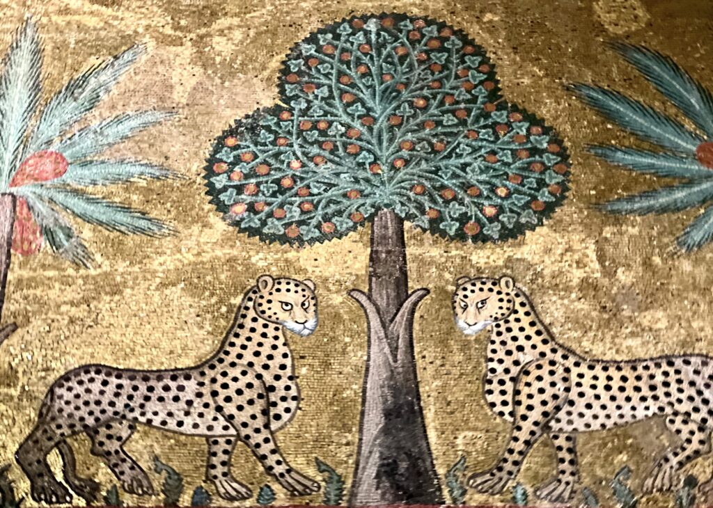 leopard mosaics