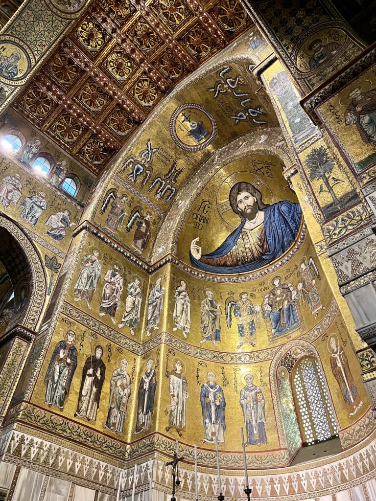 mosaics in the central apse